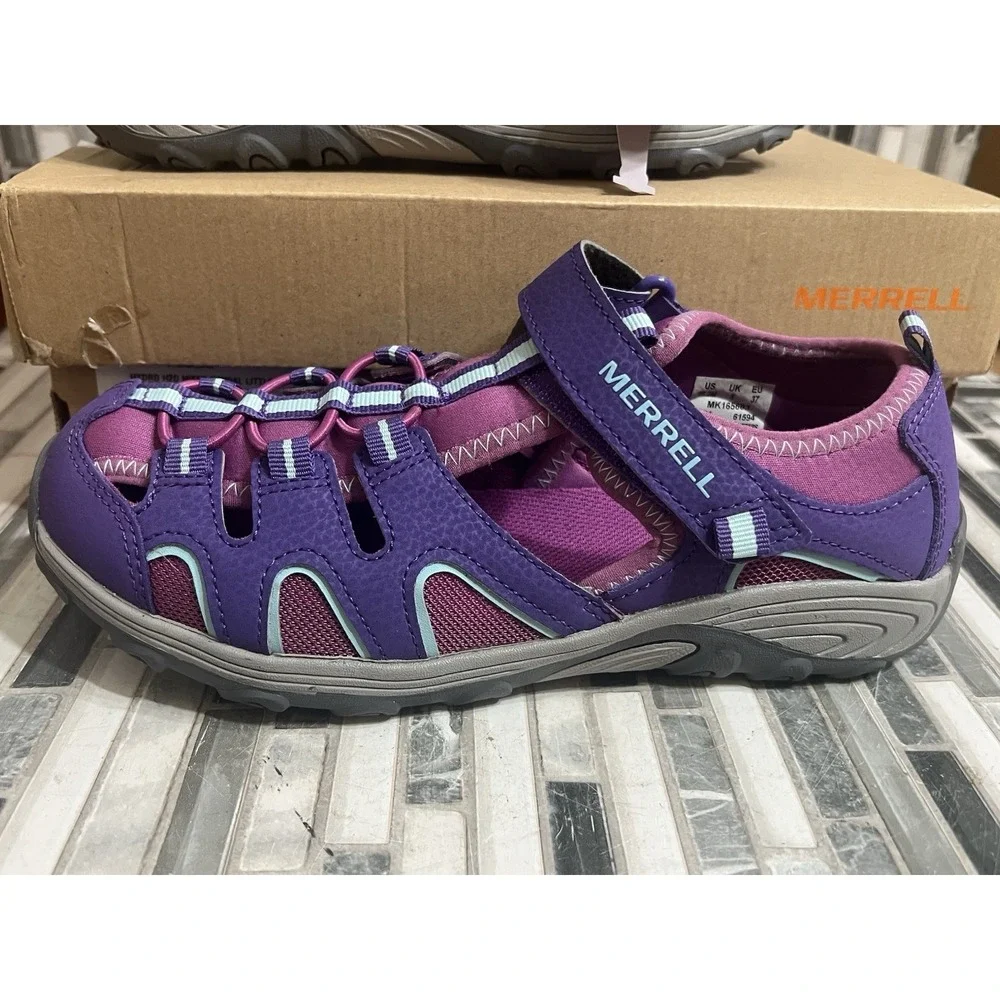 Merrell Hydro H2O Hiker Sandal Kids Shoes Purple Size 6